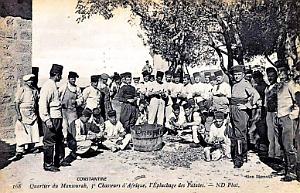 CONSTANTINE - QUARTIER DE MANSOURAH - 3E CHASSEURS D'AFRIQUE - PATATES